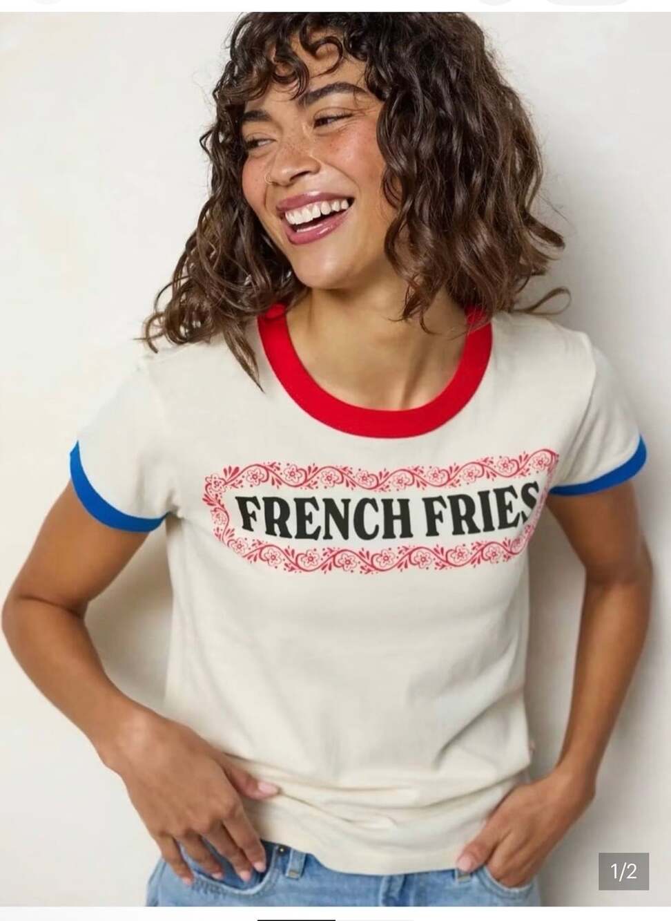 Natural Life French Fries Ringer Tee